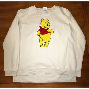Womens Disney Winne The Pooh Long Sleeve Sweater Size Large